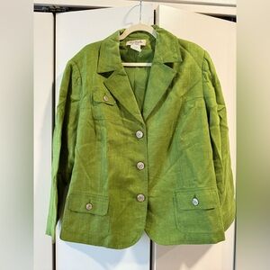 Harve Benard Vibrant Green Women's Blazer/Skirt Set